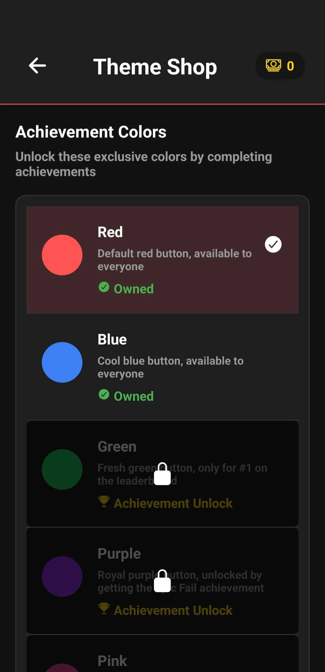 THE BUTTON screenshot